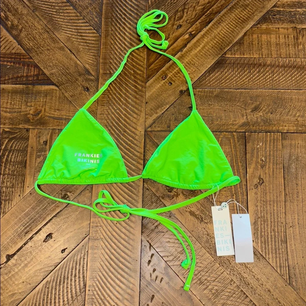 Frankies Bikinis Green Bikini Size L/XL